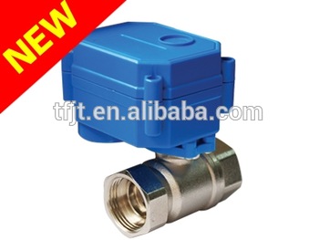 dn15 220v brass ball Valve for garden hose water control