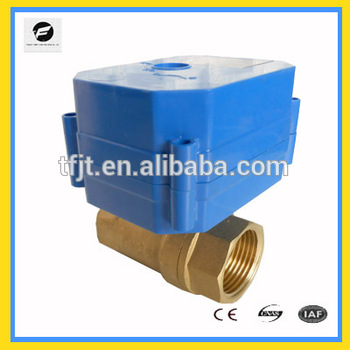 dn15 220v brass ball Valve for garden hose water control