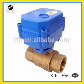 2 way DN20 Full Port DC12V motor valve for Air warm valve HVAC and fire flight sprinkler service Fan coil and cycle system