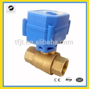 2 way DN20 Full Port DC12V motor valve for Air warm valve HVAC and fire flight sprinkler service Fan coil and cycle system