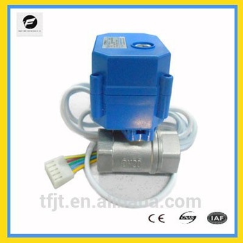CWX-15 2 way motorized ball valve electric water ball valve with pressure sensor or flow sensor for water equipment
