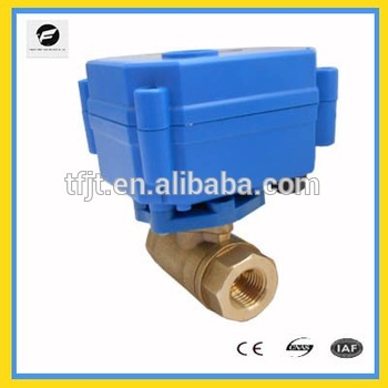 mini quick release water ball valve with actuator DC12V DC24V 220v