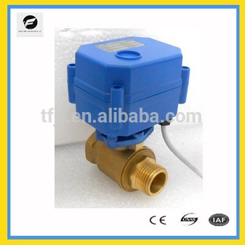 CWX15Q Mini electric actuator control ball valve for water treatment and drain equipment