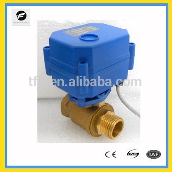 CWX15Q Mini electric actuator control ball valve for water treatment and drain equipment