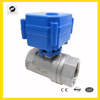 9 24V AC DC electrical operated control ball valve water pressure regulator water flow control valve for water treatment project