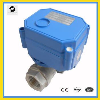 220v 9-24v electrical operated control ball valve,water pressure regulator,water flow control valve for water treatment project