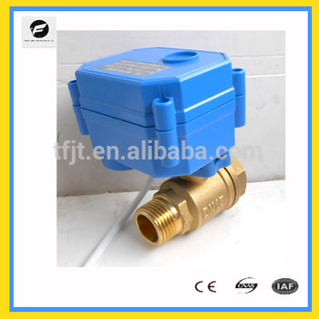 mini electric motorizedball water valve CWX-15Q motorized ball valve for solar water heaters