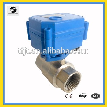 DC12V DC24V 220v normally closed 1 2 mini electric water heater ball valve