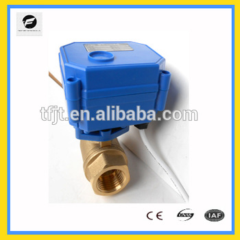 CWX 15 brass 220v 5v electrical motorized ball valve instead of 220v water solenoid valve