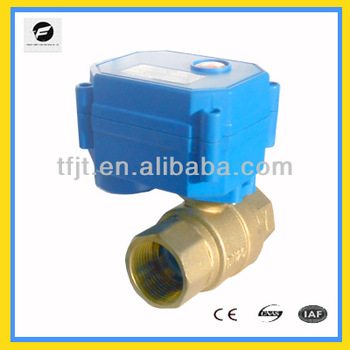 2 way CWX 15Q N 20mm full bore Brass mini motorized ball valve for Environmental Protection and drain water system Water treatm