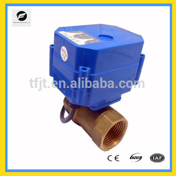 DC9 24V motor electric control valve for agricultural water conservation and water saving irrigation system