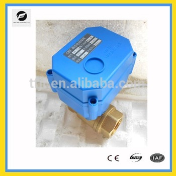 CWX15n 2-way DC12V DN20 3wires control On-Off motorized ball valve water leaking detector auto control system