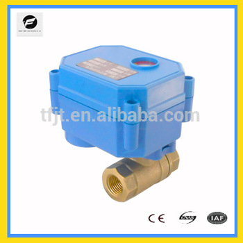 Hot Sale 2016 DN8 DC5V Mini Electric Motor Brass Valve for HAVC Automatic Control