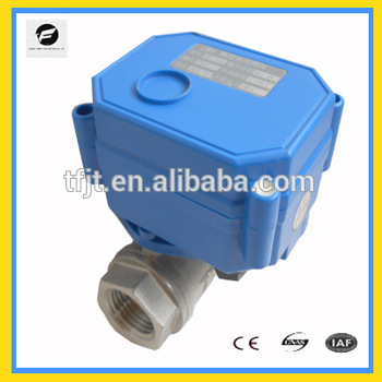 TF 2-Way Stainless Steel Miniature Motorized Valve For Water Automatic Control