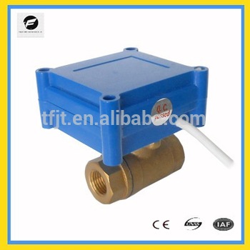 8mm DC3 6V motor drive control valves with both female thread for HVAC and Fan coil and hot water cycle system