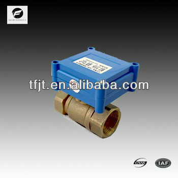 DC5V DN15 2 way brass motor ball valve for solar water heater