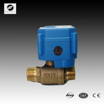 CWX 20 3 way Motorized Ball Valve DN20 Electric Ball Valve 6v 12V 24v voltage for Electronic Public Toilet