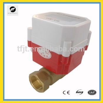 DC3 6V li battery 1 Full port IC warm valve for Heating water control