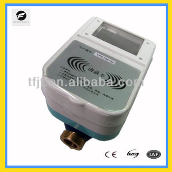 DC3 6V Prepaid meter IC Card hot watermeter remote control meter for cold water
