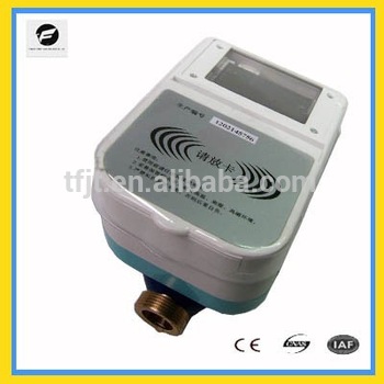 3 6V Li battery RFID card wireless remote control meter for drinking water