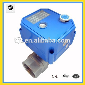 motorized ball valve actuator valve with manual function for water leakage system with auto shut off valve