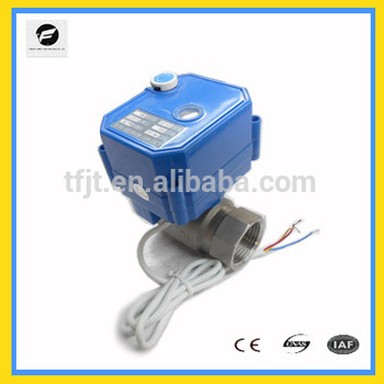 CWX25S 2 way motorized operated water ball valve 1/2” ,3/4” ,1” brass stainless steel for heating system and project