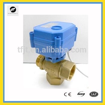 CWX15Q 3-way 1/2” DC12V electric control valve with manual override function for Air-warm valve, fire-flight sprinkler service