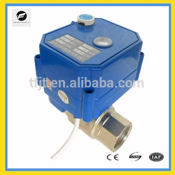 electric motor actuator ball valve with position indicator and handle device for for for Industry heating facilities equipement