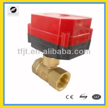 auto electric shutoff ball valve with normal opend an closed postion for agricultural water conservation and water saving