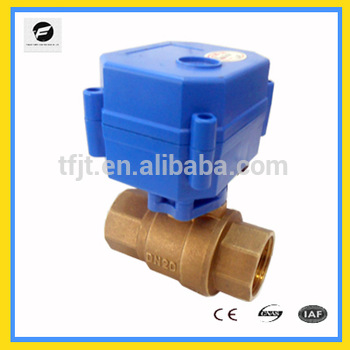 AC24V abd AC220V 3/4inch motor valve with CWX-15 For water meter ,solar project system