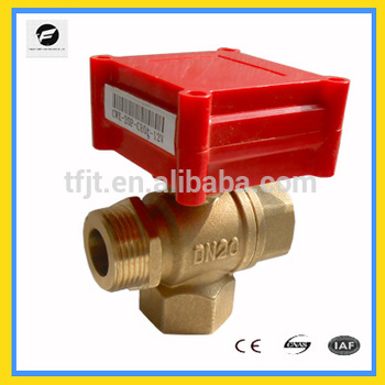 CWX 1 0B mini 3 way L flow DC3 6V 3wires control Brass electric valve