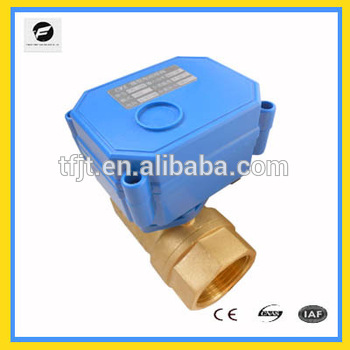 CWX 15Q 3 4 mini motorized ball valve Brass BSP DC AC9 24V series city actuator
