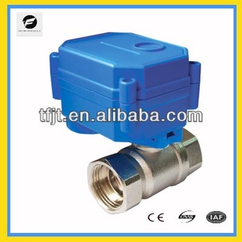 TF 2 way water meter electronic ball valve for automatic control irrigation equipment