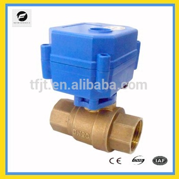 Full port DC5V CR01 DN20 Full Port On-Off electric 2-way motor valve