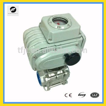 CTB -025 DN40 SS304,SS316 Ball AC220V valve industrial valve actuator for Cold water treatment