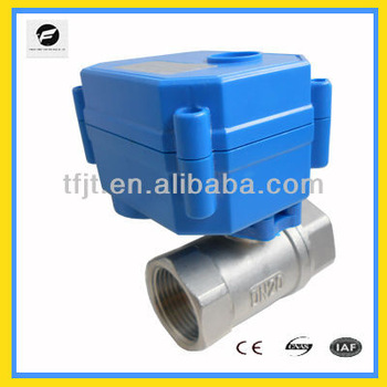 CWX 60P Series electric valve with actuator 1 2 to 1 Bras SS BSP NPT Valve 9 24V 220v AC for Irrigation system cooling