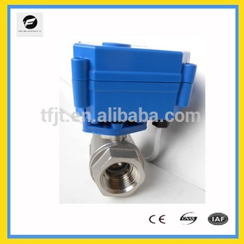 CWX-15N DN20 DC5V 2-way Stainless Steel NPT Thread normal closed electric operated valve