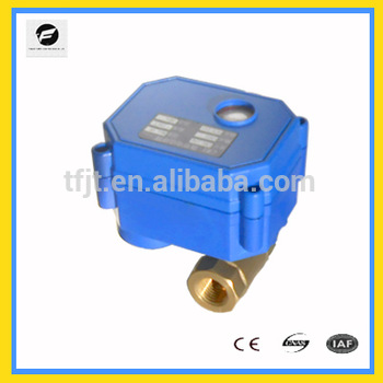 CWX 15Q 1 4 Brass motor valve for irrigation system project