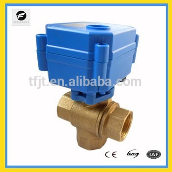 CWX series 3 4 3way Electric Actuator Brass Ball Valve for Automatic Control