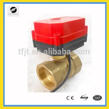 CWX50k AC24V AC220V Mini 2 way electric actuated Valves for automatic control HVAC water treatment