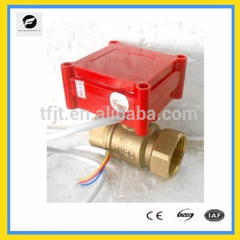 CWX 20P 2 way motor control valve 5v 12v for HAVC system brass smaller size