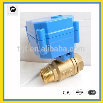 CWX-15Q Male-Female thread Mini DC24V Motorized 2-Way ball Valve For Water Automatic Control valve DC12V