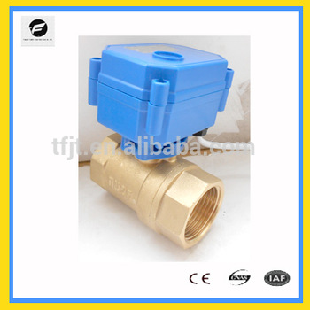 2 way watar valve with electric actuator 1 inch for water working project