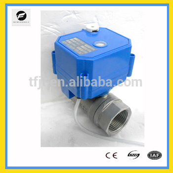 220V Removable Head 2-way Normal Closed Motorized Valve fmini 2 way motorized operated water ball valve 1/2” 3/4” 1” brass stain