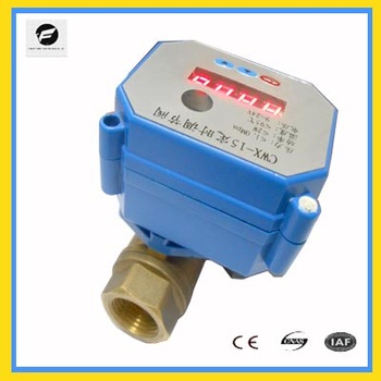 2 way 1 2 brass electric timer water valve 12VDC for coffee machine