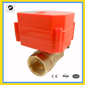 brass 12v CWX 15q 2 way motorized ball valve for drinking water system smart home control sanitary equipment