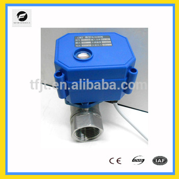 DC12V DN20 CWX-15N electric motorized ball valve motorized control for drinking water equipment,water leakage