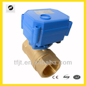 boiler equipment hot water chilled water brass 2 way electric ball valve