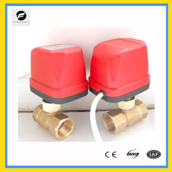 cheap 20mm 25mm 220v CWX 50K mini 2 way motorized ball valve