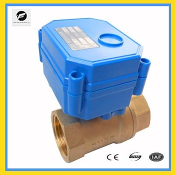 8mm 10mm 15mm 20mm 2 way brass electric ball valve for home use water pipement